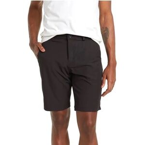 Men's Black Coastaoro Newport Tech Bermuda Shorts Size 38